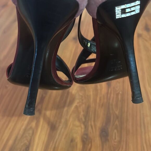 Gucci pink and burgundy stiletto heels handle size 7.5 - Picture 5 of 7